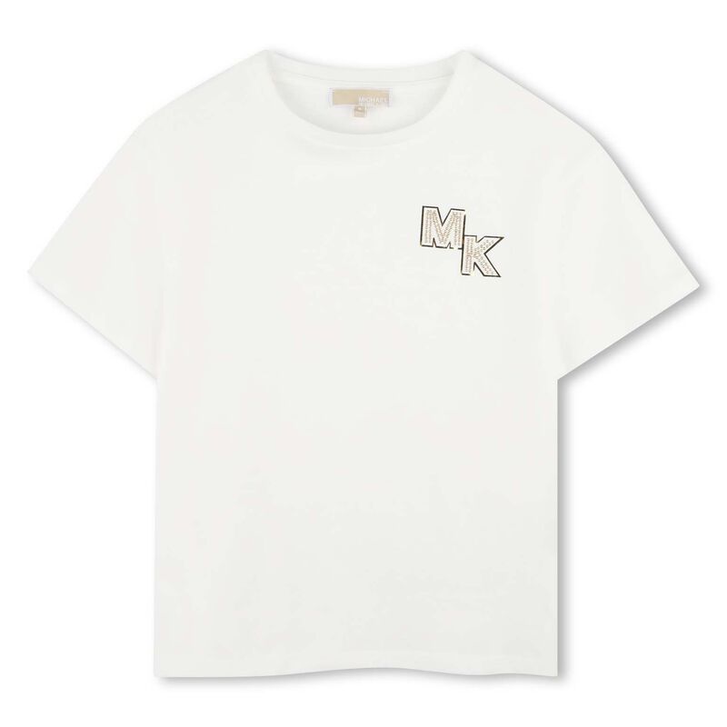 Michael Kors Metallic Effect Mk Tee 3Y - 10Y image number 0